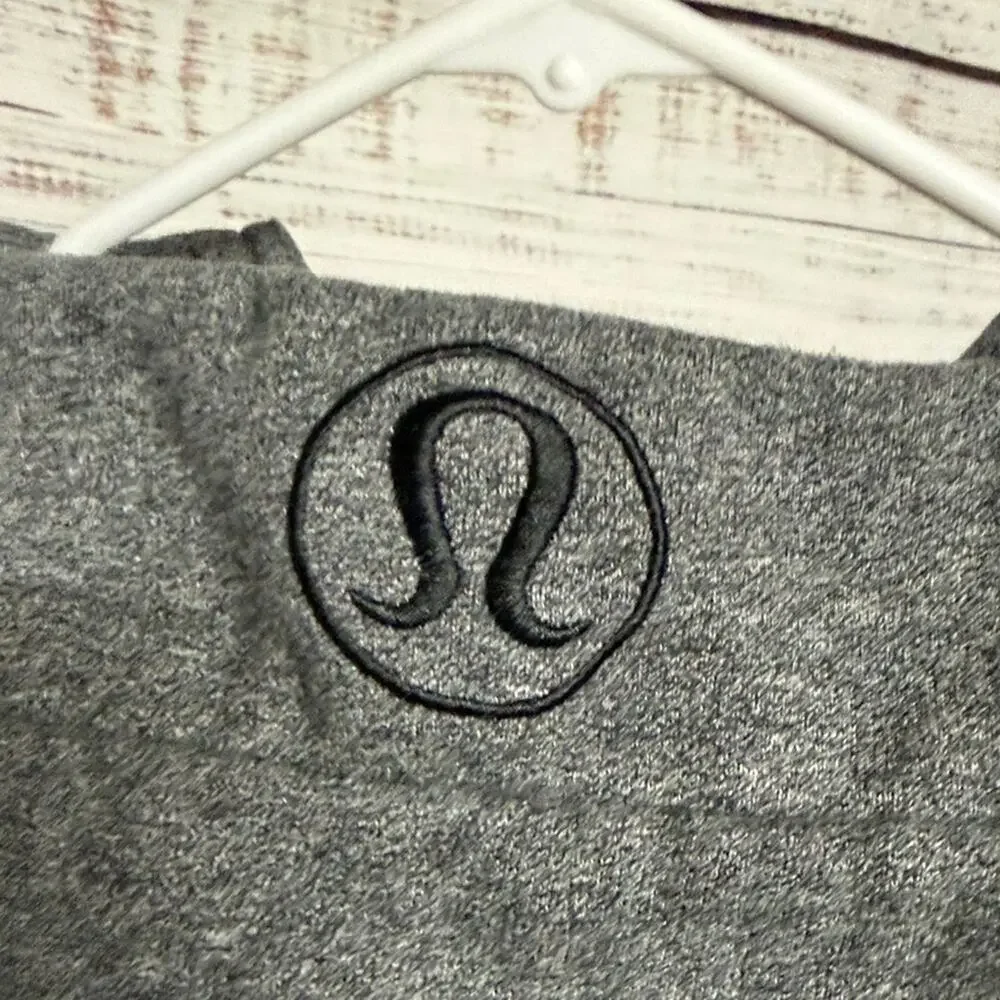 Lululemon Scuba Hoodie Light Cotton Fleece Heathered Core Dark Grey 4